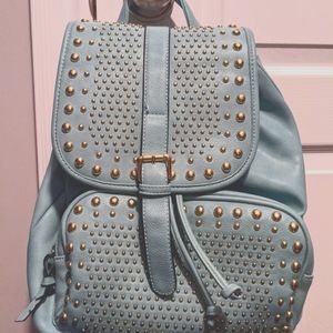 Steve Madden backpack turquoise with gold studs